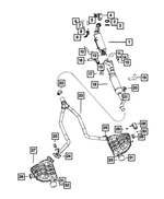 68330215AA - Exhaust: Exhaust Pipe for Jeep: Grand Cherokee Image