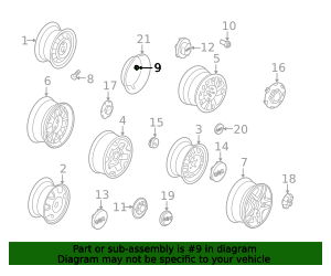 Wheel Nut 09590477 | OEM Parts Online