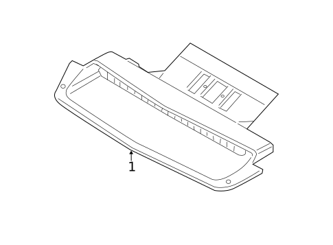High Mounted Stop Lamp for 2005 Volvo S40 #0