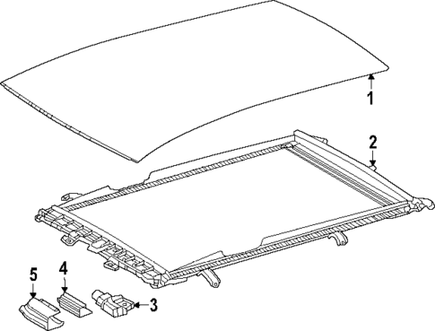 Glass Roof Panel for 2025 Toyota Crown Signia #0