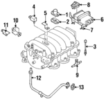 8971043172 - : 1996-2002 Honda Passport - Valve Gasket for Honda: Passport Image