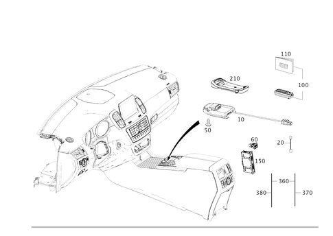 Car Telephone for 2018 Mercedes-Benz GLS450 #0