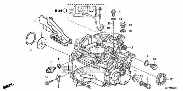 MT Transmission Case for 2016 Honda CR-Z #0