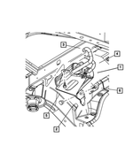 52128679AB - Emission Systems: Canister To Vent Valve Hose for Mopar Image
