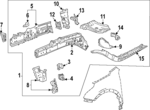 84358847 - Body: Rail Extension for Buick: Envision Image