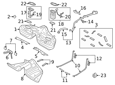Senders for 2017 Ford Mustang #1