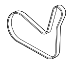 12629347 - Cooling System: Serpentine Belt for Chevrolet: Malibu | Saturn: Aura, Vue Image