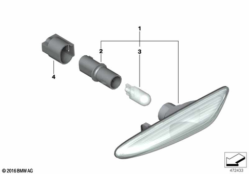 Turn Signals Front / Side for 2004 BMW X3 2.5i #0