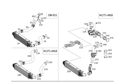 Charge Air Cooling for 2013 Mercedes-Benz C250 #0
