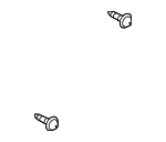 MU240050 - Body: Door Trim Panel Screw for Mitsubishi: Diamante, Eclipse, Endeavor, Galant Image