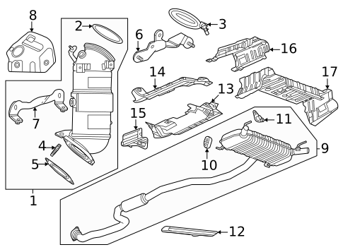 Exhaust Manifold for 2022 Cadillac CT4 #1