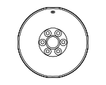 42611AK061 - : Wheel, Alloy for Toyota: Tacoma Image
