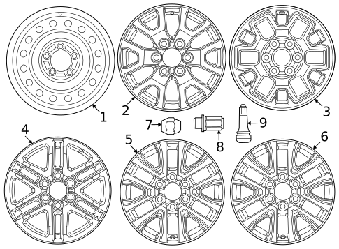 Wheel for 2025 Toyota Tacoma #0