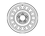 42601AK011 - : Wheel, Steel for Toyota: Tacoma Image
