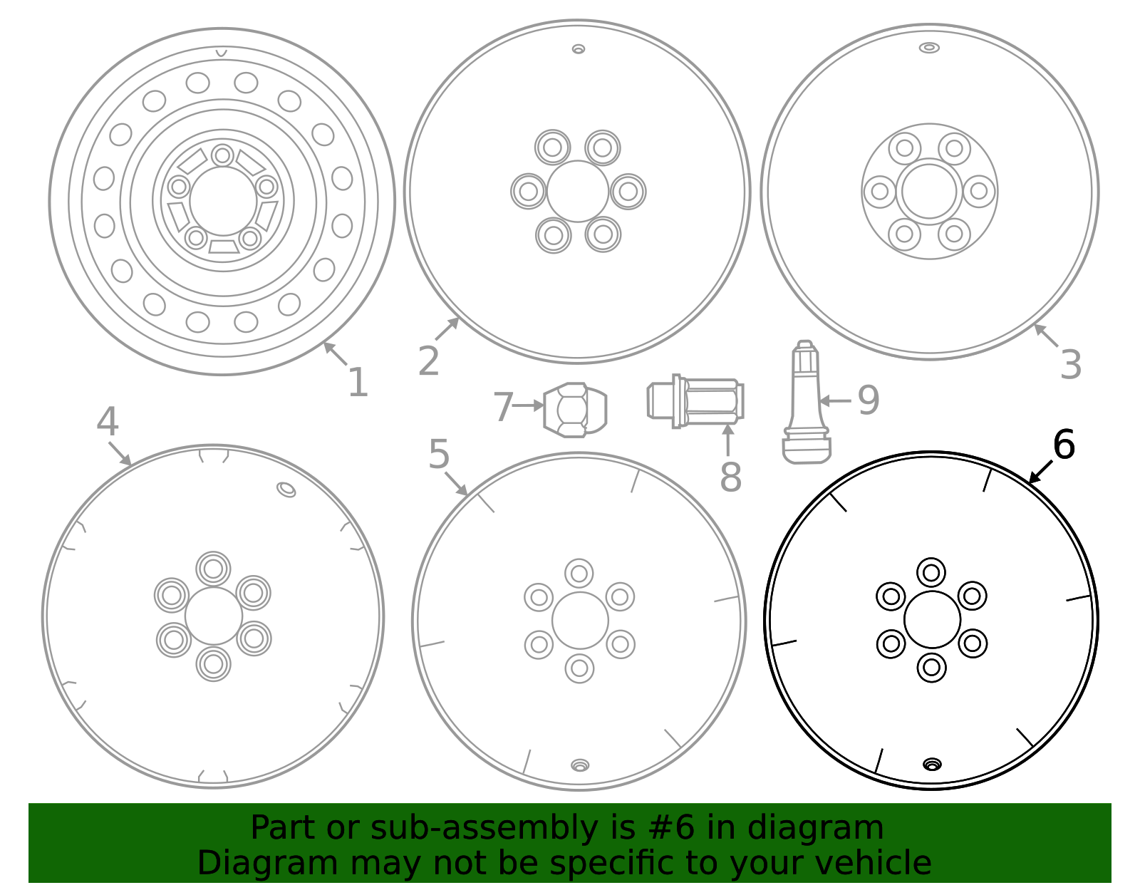 2024-2026 Toyota Tacoma Wheel, Spare 42601-AK021 | OEM Parts Online