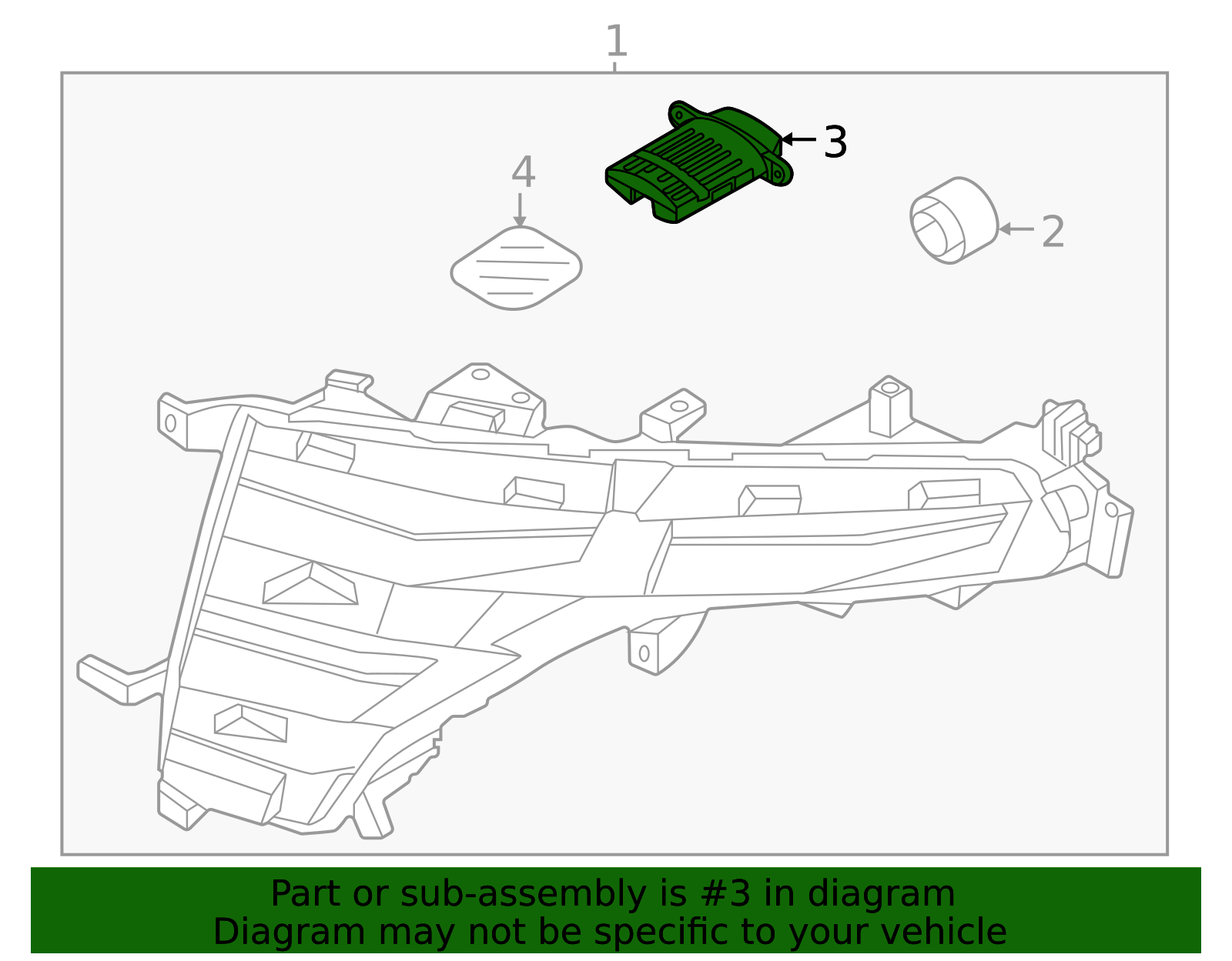 2019-2024 Hyundai Daytime Running Light Bracket 92126-S2000 | OEM Parts ...