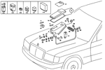 2015400450 - Electrical Equipment and Instruments: Fuse Box for Mercedes-Benz Image