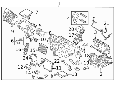 Condenser, Compressor & Lines for 2022 Land Rover Range Rover Evoque #2