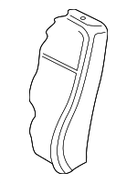 4M0881776A - Body: Seat Back Pad for Audi Image