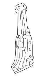 63610SVAA01ZZ - Body: Center Pillar Reinforced for Honda: Civic Image