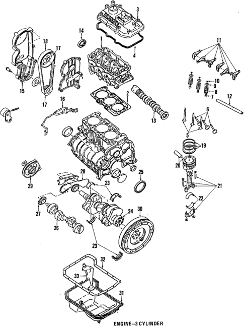 Oil Pan for 1989 Subaru Justy #0