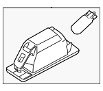 BFEAM8990E - Electrical: License Lamp for Nissan Image