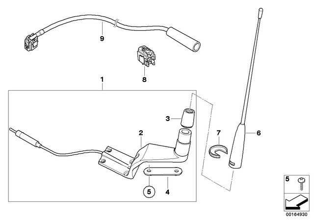 65217672503 - : Fillister Head Screw - M3X6 for BMW-Motorrad Image