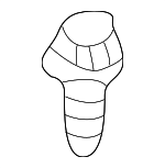 81466165H - Electrical: Lens &amp; Housing Screw for Infiniti Image