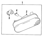 BC1M515E1 - : Lens &amp; Housing for Mazda: Protege Image