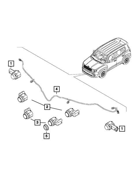 Park Assist for 2023 Jeep Renegade #2