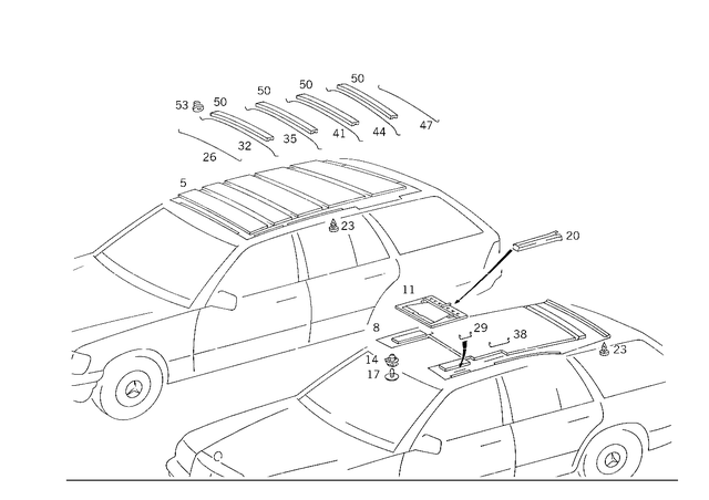 19880981 - Covering and Lining: Snap Fastener for Mercedes-Benz Image image