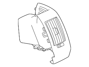 7QX40LXHAA - Body: Air Vent Grille for Mopar Image