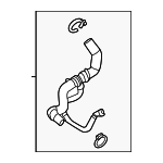 ML3Z8260H - Cooling System: Upper Hose for Ford: F-150 Image