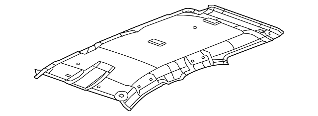 2012-2016 Chevrolet Equinox Titanium Headlining Trim Panel