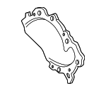 1627120020 - Cooling System: Water Pump Assembly Gasket for Lexus: ES300, ES330, RX300, RX330, RX400h Image