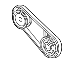 9008091212 - Cooling System: Belt for Lexus: ES300, ES330, RX300, RX330 Image