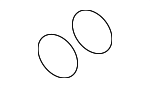 T2H8166 - HVAC: A/C Refrigerant Line O-Ring for Jaguar Image