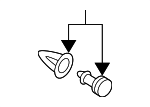 4682639 - Body: Window Trim Clip for Saab Image
