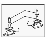 812700W010 - : License Lamp for Lexus Image