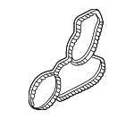 5E121605B - : Belt for Volkswagen: Taos Image