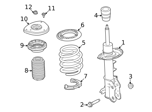 Struts & Components for 2021 Ford Mustang Mach-E #0