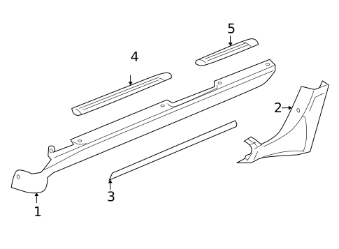 Frame for 2004 GMC Envoy XUV #0