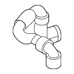 17128093404 - : Front Hose for BMW: X5, X6, XM Image