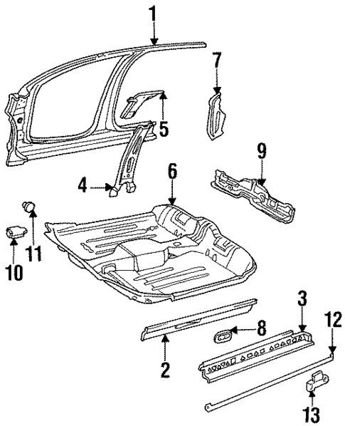 Uniside for 1995 Oldsmobile Achieva #1