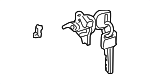 6905552260 - Body: Cylinder &amp; Keys for Toyota: Echo Image