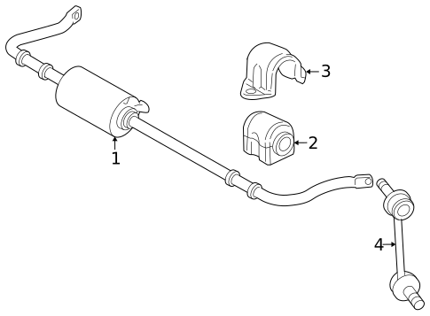 Stabilizer Bar & Components for 2007 Land Rover LR3 #1