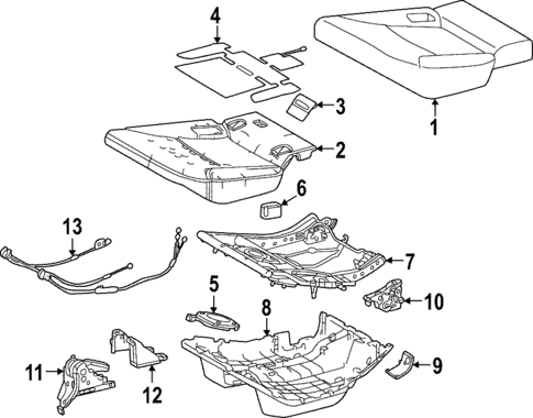 Second Row Seats for 2025 Lexus LX700h #2