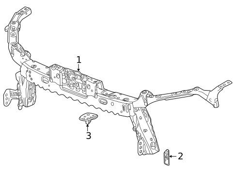 Radiator Support for 2022 Chevrolet Bolt EUV #0