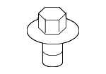 92152011 - Body: Bumper Cover Rivet for Saab Image