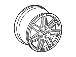 8K0601025CJ - : Wheel, Alloy for Audi: A4, A4 Quattro, S4 Image
